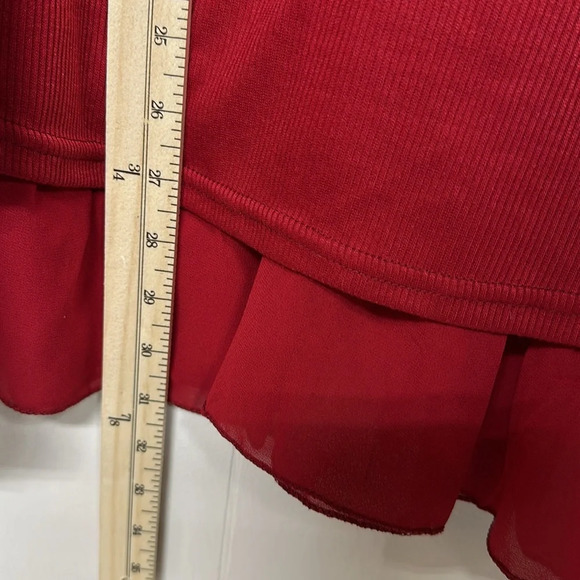 Xiang Ri Kui Red Layered Tunic - Picture 10 of 11